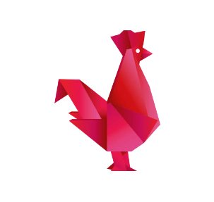 Coq rouge de la frenchTech