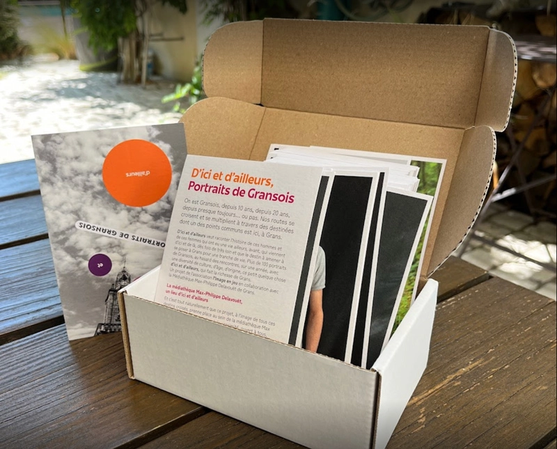 coffret personnalisé pour projet photographique