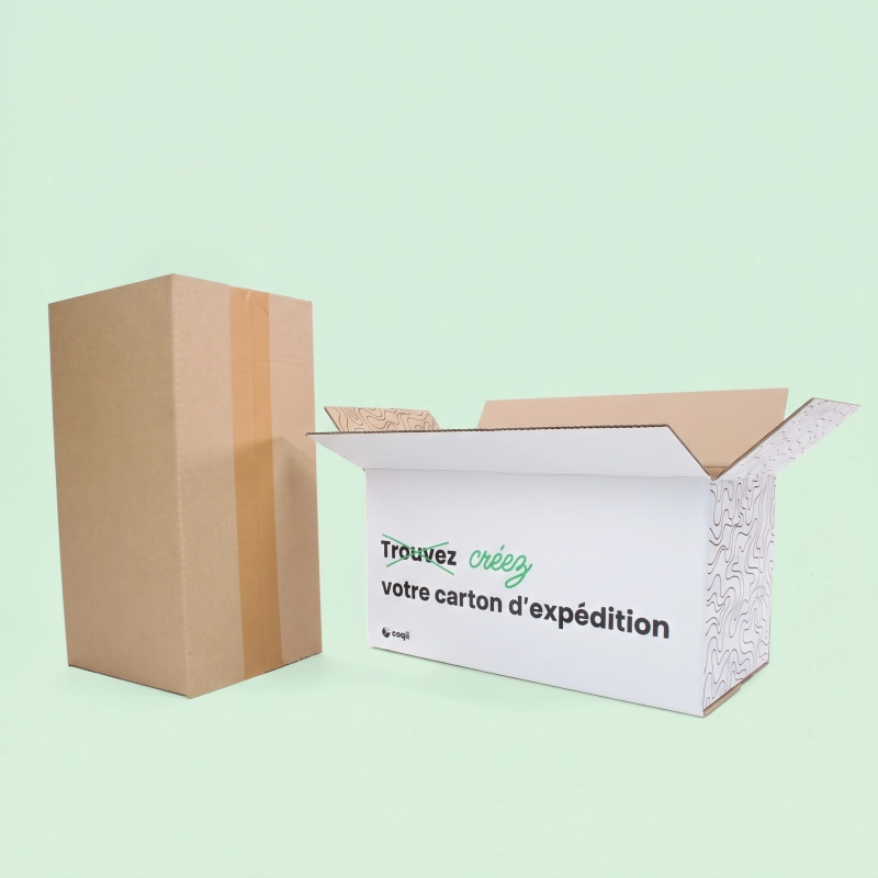 Carton d'expédition fermé