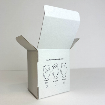 Une petite boîte produit pour un produit design
