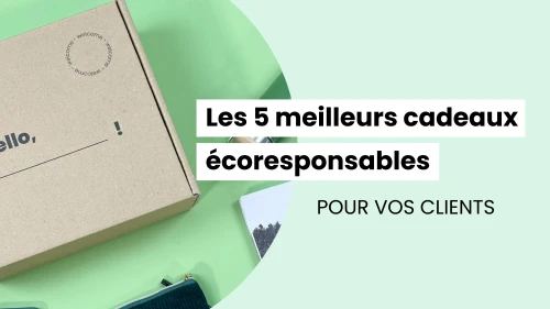 Les 5 meilleurs cadeaux écoresponsables pour vos clients