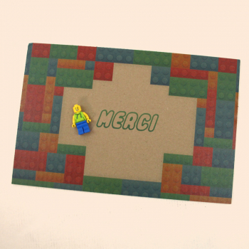 panneau personnalisé en brique de jeux