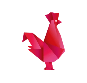 Coq rouge de la frenchTech