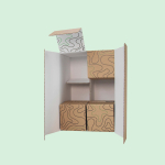 emballage sur-mesure pour un lot de 6 produits