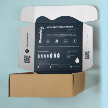 Packaging personnalisé pour le gel hydroalcoolique Kleandaily