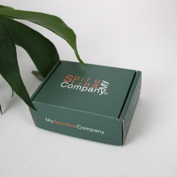 Boîte à oreilles personnalisée pour cosmétiques à base de spiruline