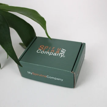 Boîte à oreilles personnalisée pour cosmétiques à base de spiruline