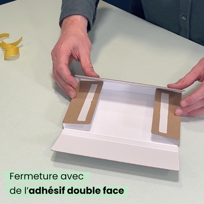Premier mode de fermeture : double face