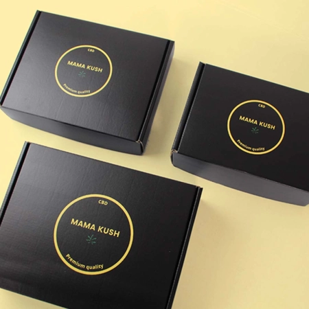 Une gamme d'emballages de CBD pour un grossiste