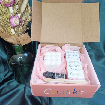 Emballage personnalisé pour les bougies Candl' kit