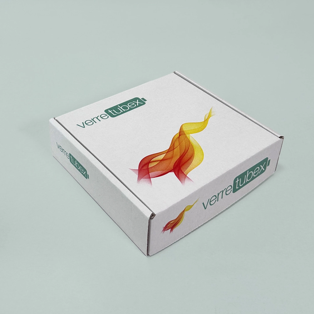 Carton personnalisé pour des échantillons de flacons et tubes