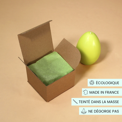 papier de soie écologique vert pastel