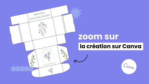 Design d'emballage avec Canva