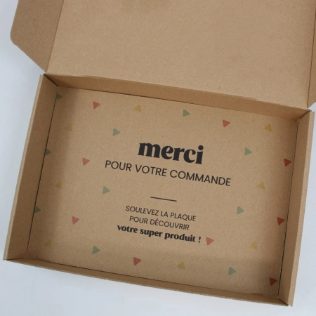 plaque intercalaire personnalisée Merci