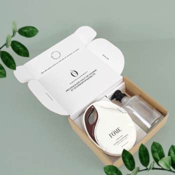 Coffret personnalisé pour les cosmétiques Fôme care