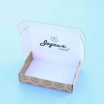 Coffret personnalisé pour souhaiter un Joyeux Noël à ses clients