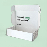 Coffret blanc ouvert