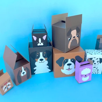 Caisses d'expédition personnalisées dans l'univers canin