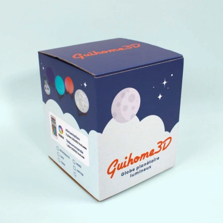 Packaging personnalisé pour les luminaires de Guihome 3D