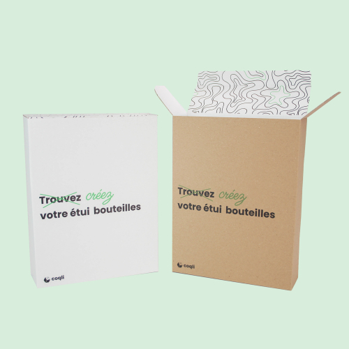 boite de présentation personnalisé pour un lot de 3 bouteilles