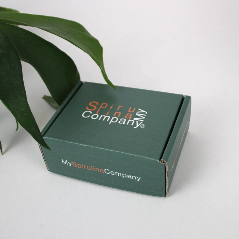 Boîte à oreilles personnalisée pour cosmétiques à base de spiruline