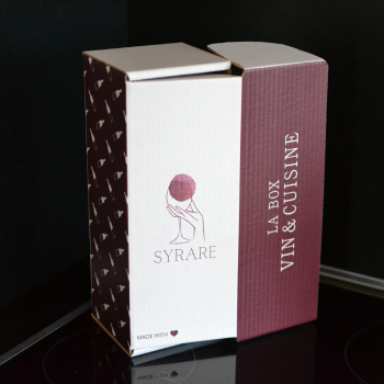 Boîte à oreilles personnalisée pour du vin