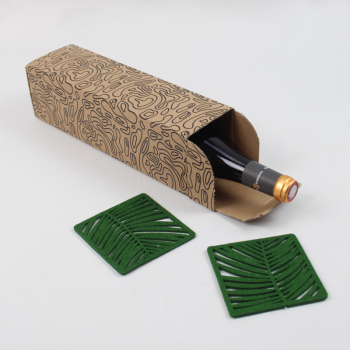 étui 1 bouteille avec motif
