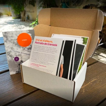 Coffret personnalisé pour les photos de L'image en jeu