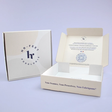 Boîte postale personnalisée pour semelles orthopédiques