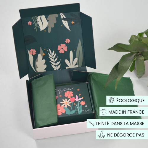 papier de soie écologique vert empire