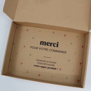 plaque intercalaire personnalisée Merci