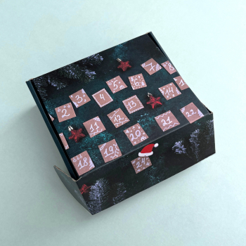 Exemple de boîte à oreilles personnalisée calendrier de l'avent