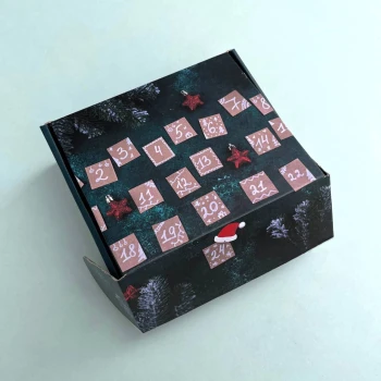 Exemple de boîte à oreilles personnalisée calendrier de l'avent