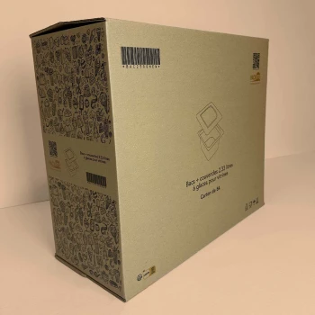 Caisse d'expédition robuste pour des bacs à glace