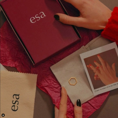 Packaging de bijoux pour Esa Joaillerie