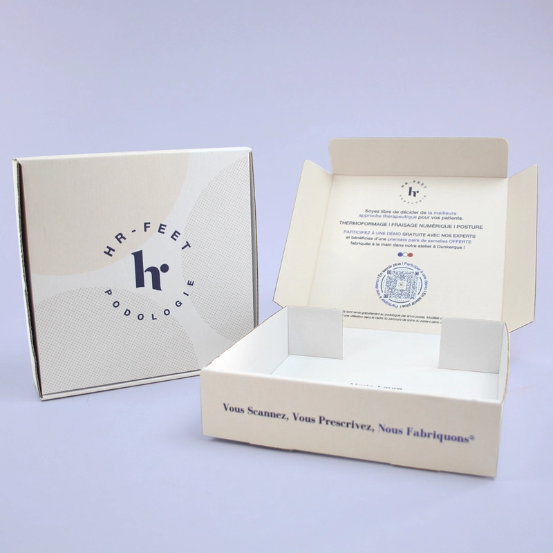 Boîte postale personnalisée pour semelles orthopédiques