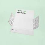 Etui livre blanc ouvert