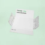 Etui livre blanc ouvert