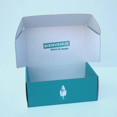 Coffret personnalisé pour un welcome kit