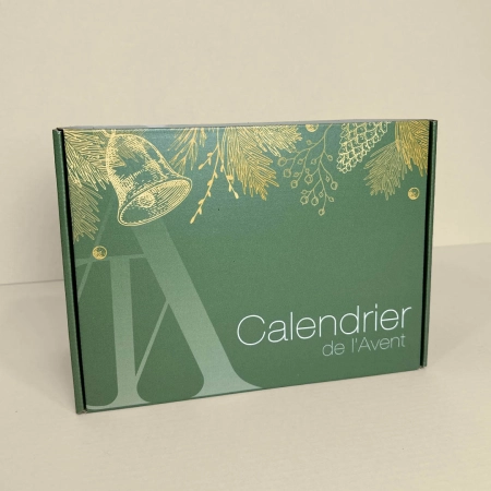 Une boite coffret personnalisée pour un calendrier de l'avent