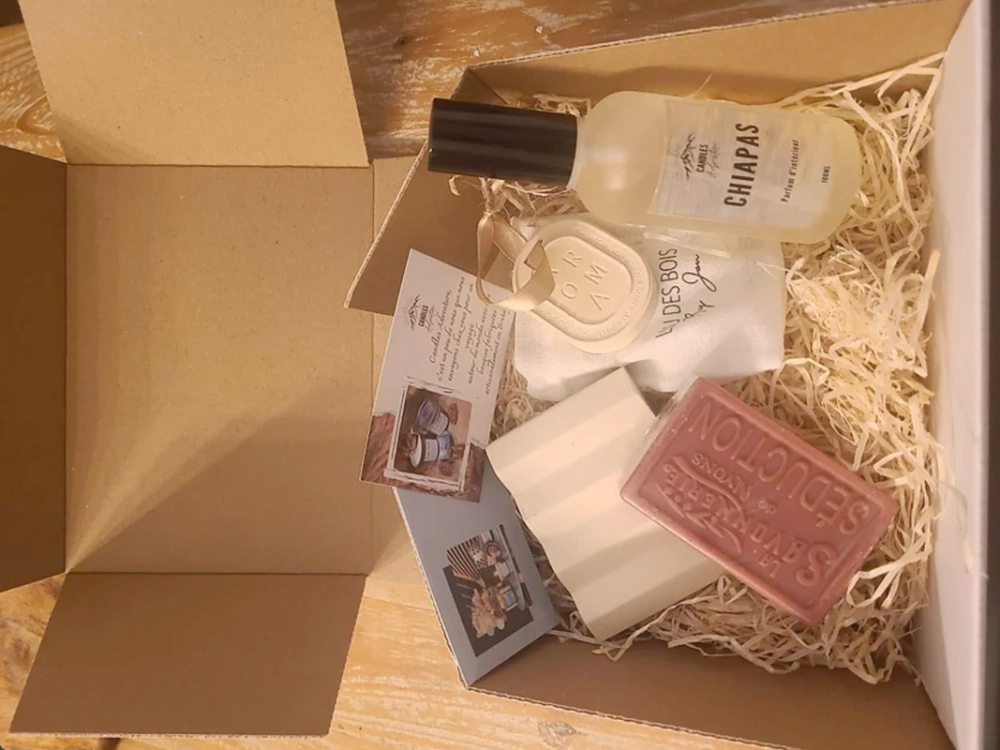 coffret sur mesure pour bougies
