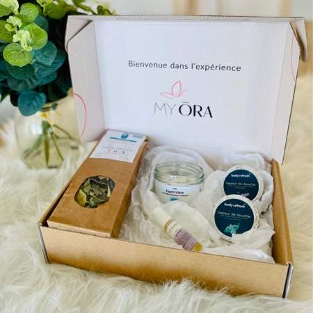 Coffret personnalisé pour la box bien être My Ora Box