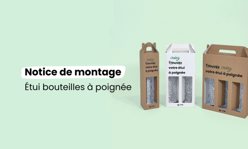 Notice de montage : Étui bouteilles à fenêtres et à poignée