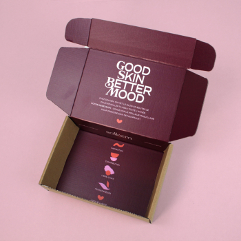 Coffret personnalisé pour des cosmétiques