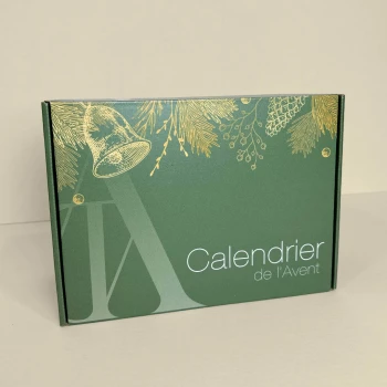 Une boite coffret personnalisée pour un calendrier de l'avent