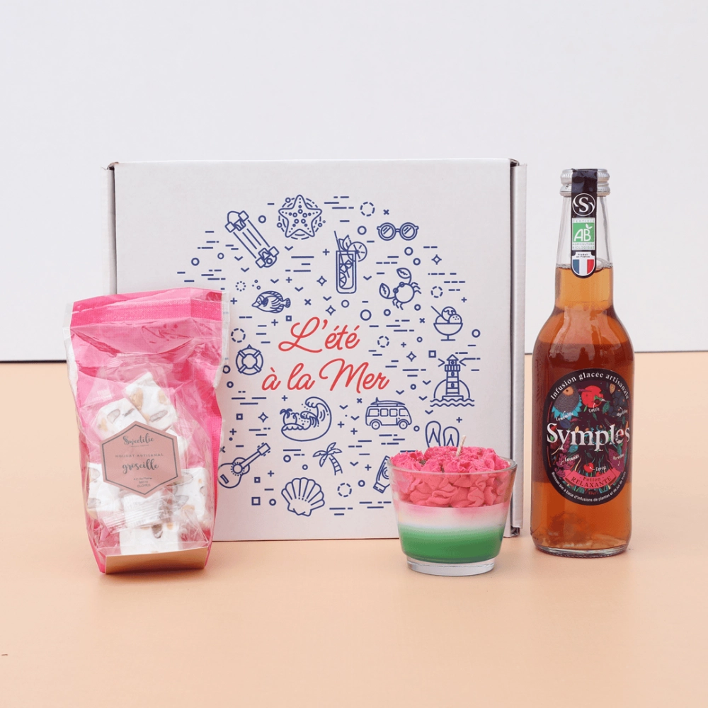 Coffret personnalisé KIT MER pour un concours