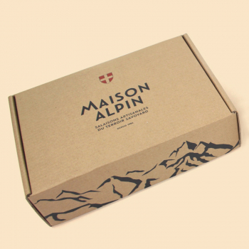 des coffrets pour produits savoyards, Maison Alpin