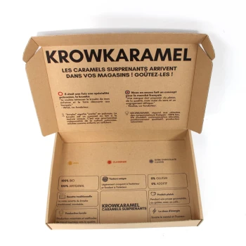 Coffret personnalisé pour les caramels Krowkaramel