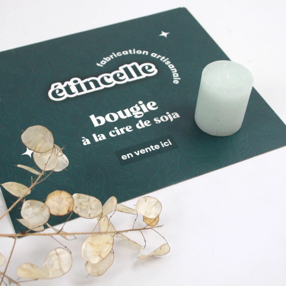 Un élément de packaging bougie