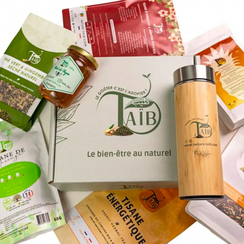 Coffret personnalisé pour les tisanes Taib